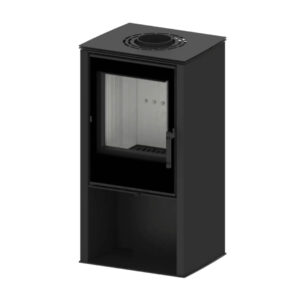 Sobă din oțel, Hitze Lupo S, putere 6,5 KW, randament 83%, clasa energetică A, certificat EcoDesign. Garanție 5 ani!