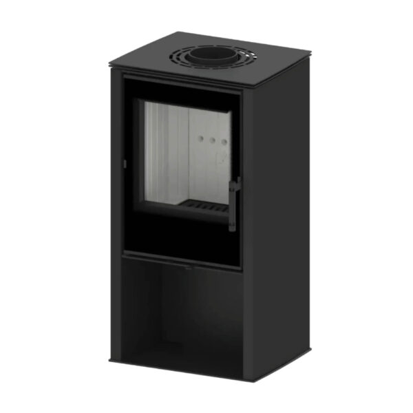 Sobă din oțel, Hitze Lupo S, putere 6,5 KW, randament 83%, clasa energetică A, certificat EcoDesign. Garanție 5 ani!