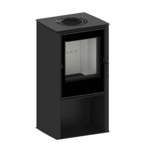 Sobă din oțel, Hitze Lupo S, putere 6,5 KW, randament 83%, clasa energetică A, certificat EcoDesign. Garanție 5 ani!