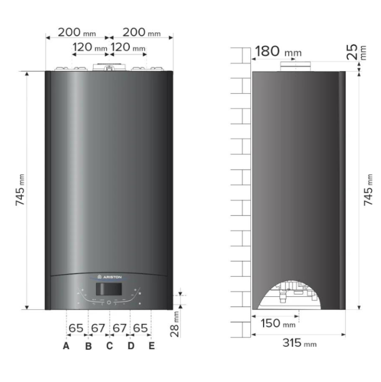 Ariston Alteas One Plus Net 24 kW Centrala termica pe gaz in condensare cu Kit de montaj premium centrala termica pe gaz cu filtru antimagnetita Salus Ariston Alteas One Plus Net 24 kW