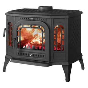 Sobă din fontă, KAWMET P7 ECO cu ușă laterală stânga(L), putere 10,5 KW, randament 73,5%, clasa energetică A, certificat EcoDesign. Garanție 5 ani!