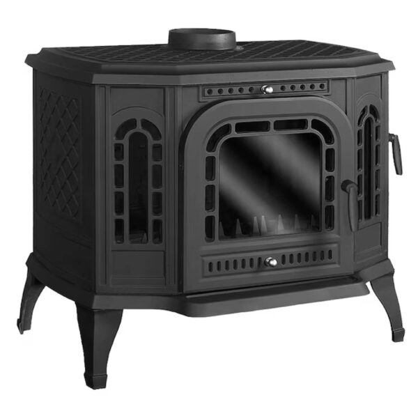 Sobă din fontă, KAWMET P7 ECO cu ușă laterală dreapta(R),  putere 10,5 KW, randament 73,5%, clasa energetică A, certificat EcoDesign. Garanție 5 ani!