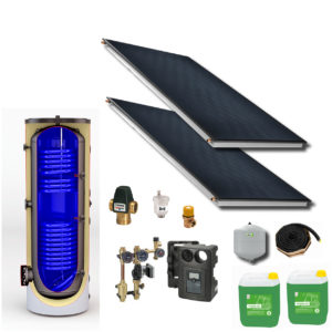 Sistem solar cu panouri plane Gasokol