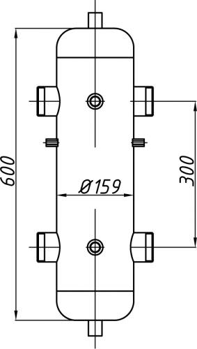 Butelie de egalizare Termojet SH-28 DN 2