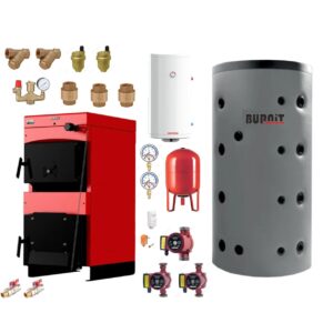 Pachet Sunsystem Burnit, Cazan NWB MAX 45 kW, Puffer P1000, Boiler termoelectric MB S1 100L si accesorii