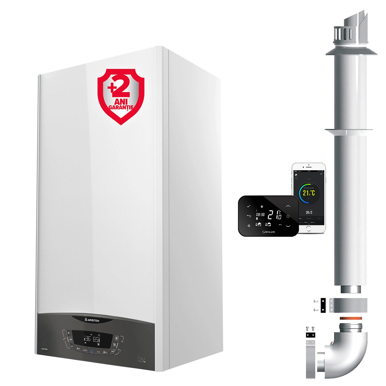 Pachet Ariston Clas One+ WiFi 24 kW Pachet Ariston Clas One+ WiFi 24 kW