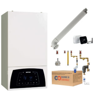 Centrala termica Motan Condens Plus 100 29 kW cu Kit de montaj premium centrala termica, CADOU Salus iT500