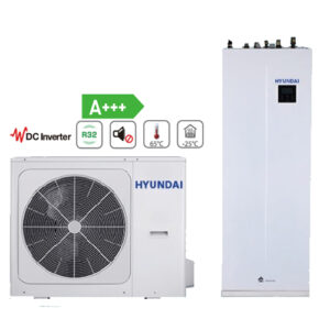 Pompa de caldura aer apa cu boiler incorporat 240litri HYUNDAI trifazata 16kW