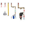 Kit de montaj premium centrala termica pe gaz cu filtru antimagnetita Cleanex