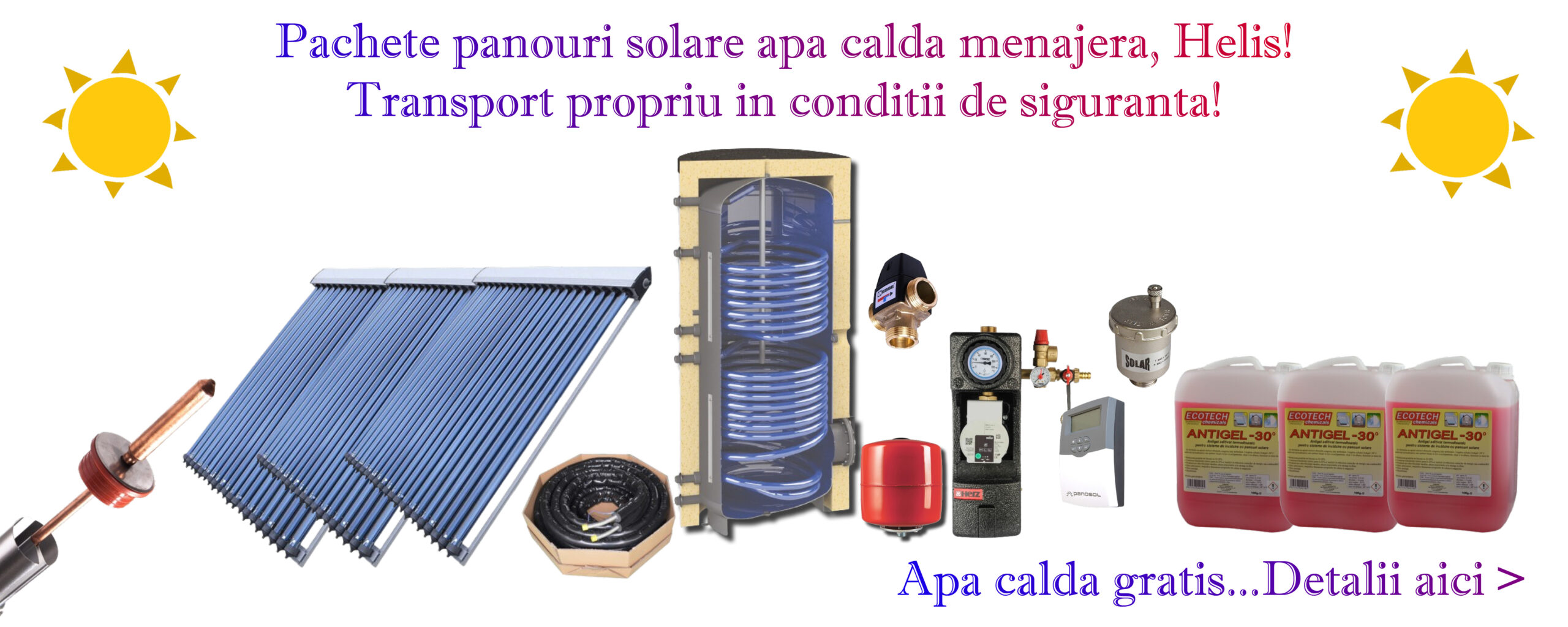 Banner panou solar Helis