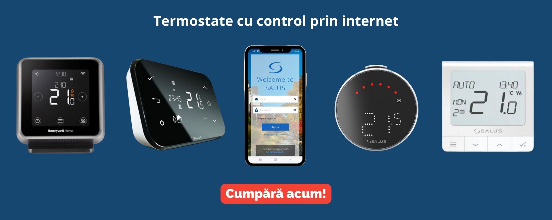 Termostate Control Internet