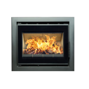 Focar tip insert - A.Caminetti Cassette Nordic 60, Nordic Series - Geam panoramic 1 suprafață vitrată, 9 KW, randament >75%, încorporabil, Garanție 5 ani.