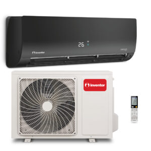Aer conditionat Inventor Emperor, 12000 BTU, Negru, A+++, Wi-Fi, Triple Eco, Senzor miscare