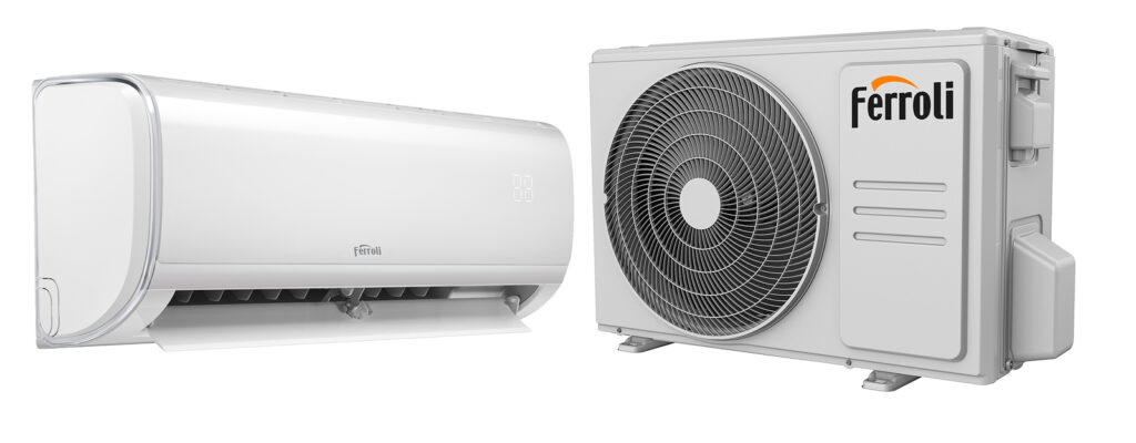 Aer conditionat Ferroli Giada S, 12000 BTU, A++/A+, inverter, Wi-Fi si Kit premium de instalare, 3m, traseu bercluit