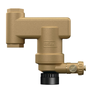 Separator de murdarie si namol, alama, magnet, 10 bar, 110°C Reflex Exdirt D 1" V M, orizontal