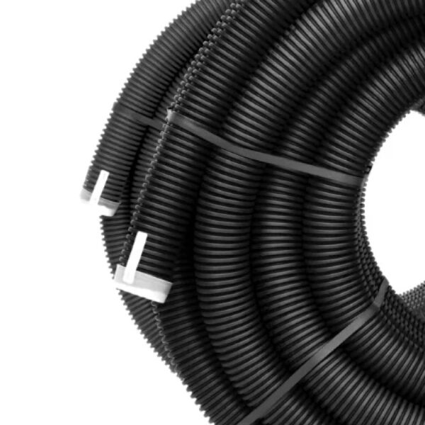 Tubulatură flexibilă InGremio BlackFlex Spectra-200, HDPE, Ø75 mm, suprafețe antibacteriene, antistatice, antifungice, lungime 50 m/colac. Garanție 2 ani!