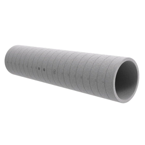 Tubulatură HEATPEX ARIA ADURO, tehnologie OneClick® , Ø200 [mm], L – 1000 [mm], material EPS, etanșeitate ATC 1, suprafață antibacteriană, antimucegai, cu inserție de grafit. Garanție 2 ani.