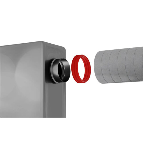 Adaptor îmbinare și etanșeitate între Tubulatura ARIA ADURO și Unitatea ARIA VITALE, Ø160 [mm], material EPDM, tehnologie OneClick® .
