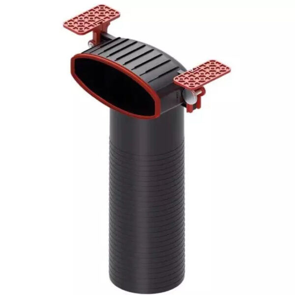 Plenum alimentare/evacuare cu tehnologie OneClick® HEATPEX ARIA CONNECT, 3 prize x Ø75 [mm], terminal Ø125 [mm], material PP, suprafață antibacteriană, clasă etanșeitate ATC 1. Garanție 2 ani.