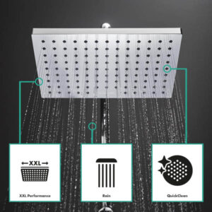 Sistem de duș cu baterie termostată Hansgrohe Vernis Shape 230