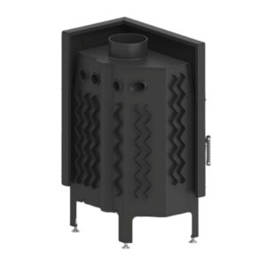 Focar pentru șemineu pe colt dreapta (R), Hitze Albero AL11R.H-D, putere 11 KW, randament 83%, clasa energetică A+, certificat EcoDesign. Garanție 5 ani!