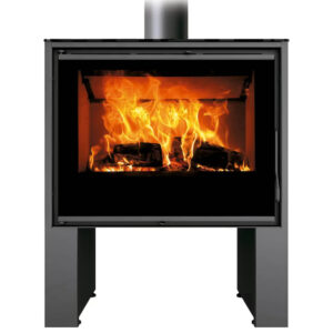Sobă din oțel, Carbel ARES CRISTAL 2, putere 8,18 KW, randament 85,09%, clasa energetică A+, certificat EcoDesign. Garanție 5 ani!