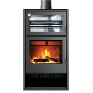 Sobă din oțel, Carbel ATLAS, putere 10 KW, randament 84 %, clasa energetică A+, certificat EcoDesign. Garanție 5 ani!