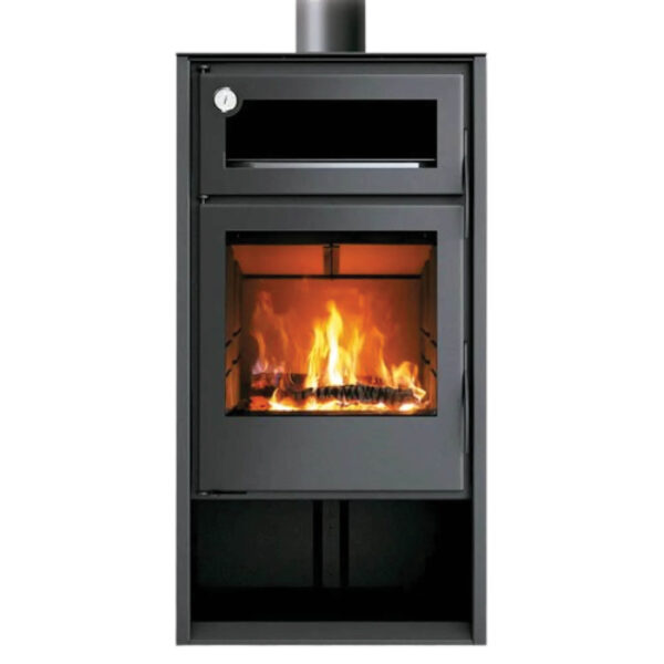 Sobă din oțel, Carbel HERMES, putere 8,7 KW, randament 88%, clasa energetică A+, certificat EcoDesign. Garanție 5 ani!