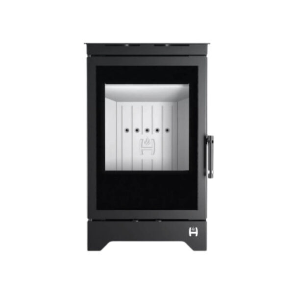Sobă din oțel, Hitze Lynx B, putere 6,5 KW, randament 83%, clasa energetică A, certificat EcoDesign. Garanție 5 ani!