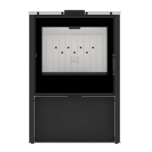 Sobă din oțel, Hitze Lupo M, putere 8,7 KW, randament 82%, clasa energetică A, certificat EcoDesign. Garanție 5 ani!