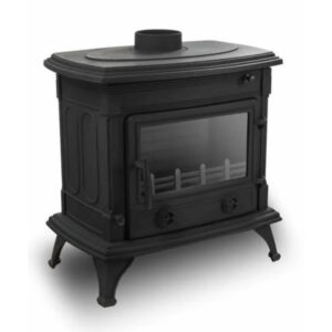 Sobă din fontă, Nordflam Asti, putere 10 KW, randament 70%, clasa energetică A, certificat EcoDesign. Garanție 5 ani!