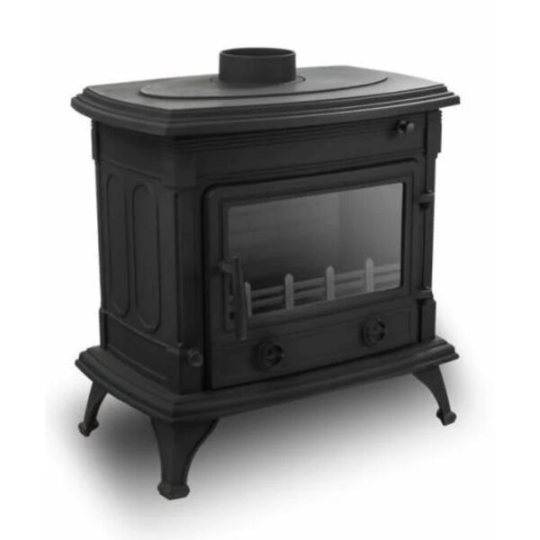 Sobă din fontă, Nordflam Asti, putere 10 KW, randament 70%, clasa energetică A, certificat EcoDesign. Garanție 5 ani!