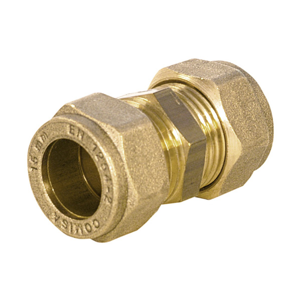 RB0776000220 Mufa de compresie pentru sisteme solare termice, alamă, 22 mm Comisa