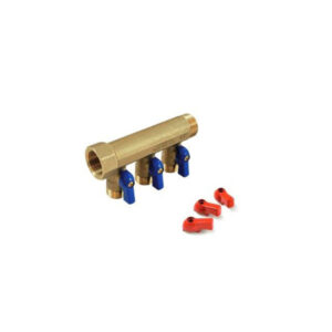 Distribuitor conectabil cu robineți 3/4"-½" Comisa