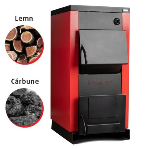 9789739156738-1 Centrala/Cazan pe lemne cu ardere standard, 50 kW, volum manta apa 140 litri Termax