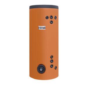 Boilere cu acumulare cu 2 serpentine intercalate (0,89 / 0,67 m²) Ferroli Ecounit Double 200 litri