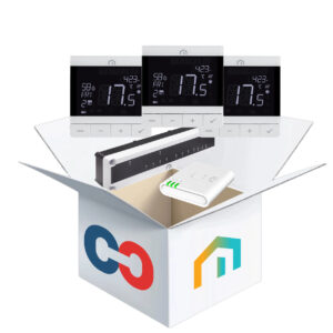 Purmo Unisenza Plus, Smart control– starter set tip S, 3 zone fara fir