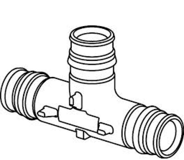 Teu redus Uponor Q&E PPSU