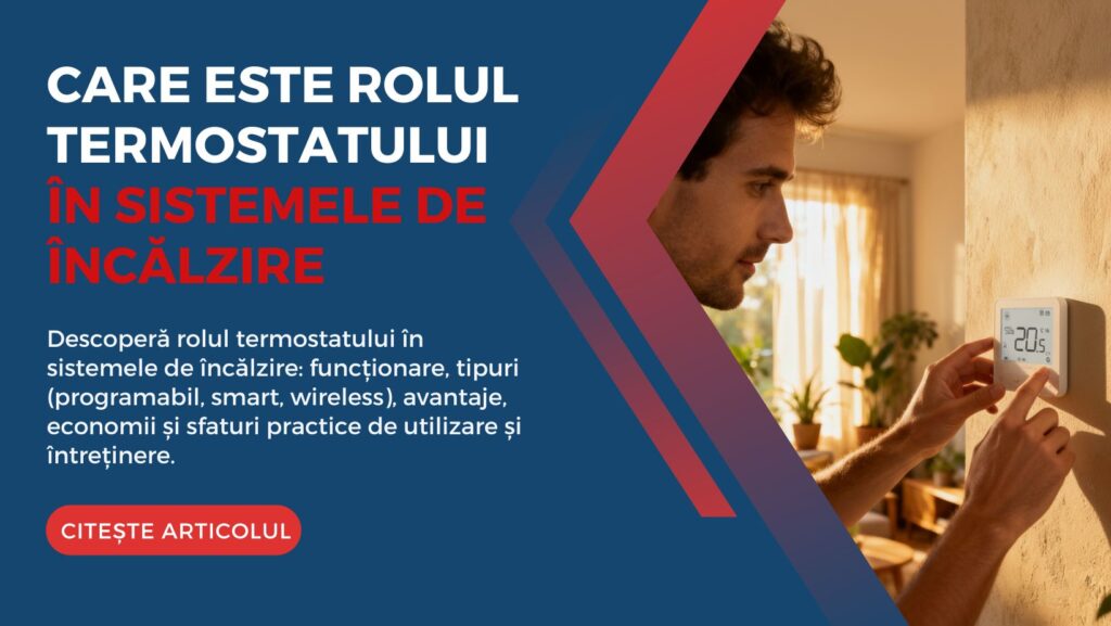 Care este rolul termostatului în sistemele de încălzire
