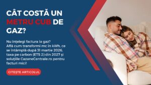 Cât costă un metru cub de gaz în 2026? Dar din 2027?