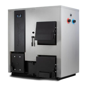 Centrala mixta lemn/pelet Termax Combo 35 kW, 2 focare, trecere automata