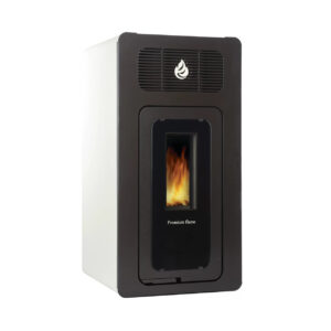 Termosemineu pe peleti MSS Designo Aqua P25, 25 kW, 3 kg/h, echipat cu pompa si vas de expansiune