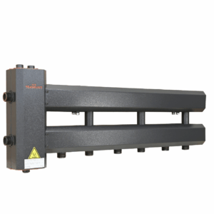 Distribuitor cu separator hidraulic integrat, racord 1"-1" Termojet 3+1 (ieșiri în jos)