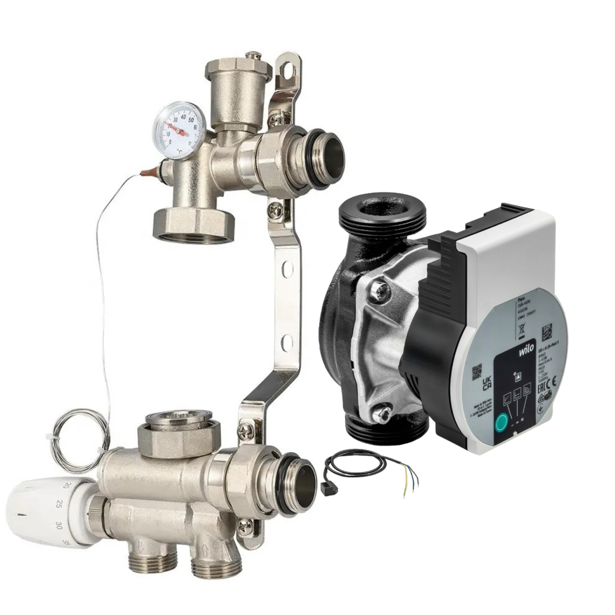 Grup pompare si amestec Caldum Floor Grup pompare si amestec, Calidum Floor cu pompa Wilo 25/6, , pentru incalzire in pardoseala, 1"