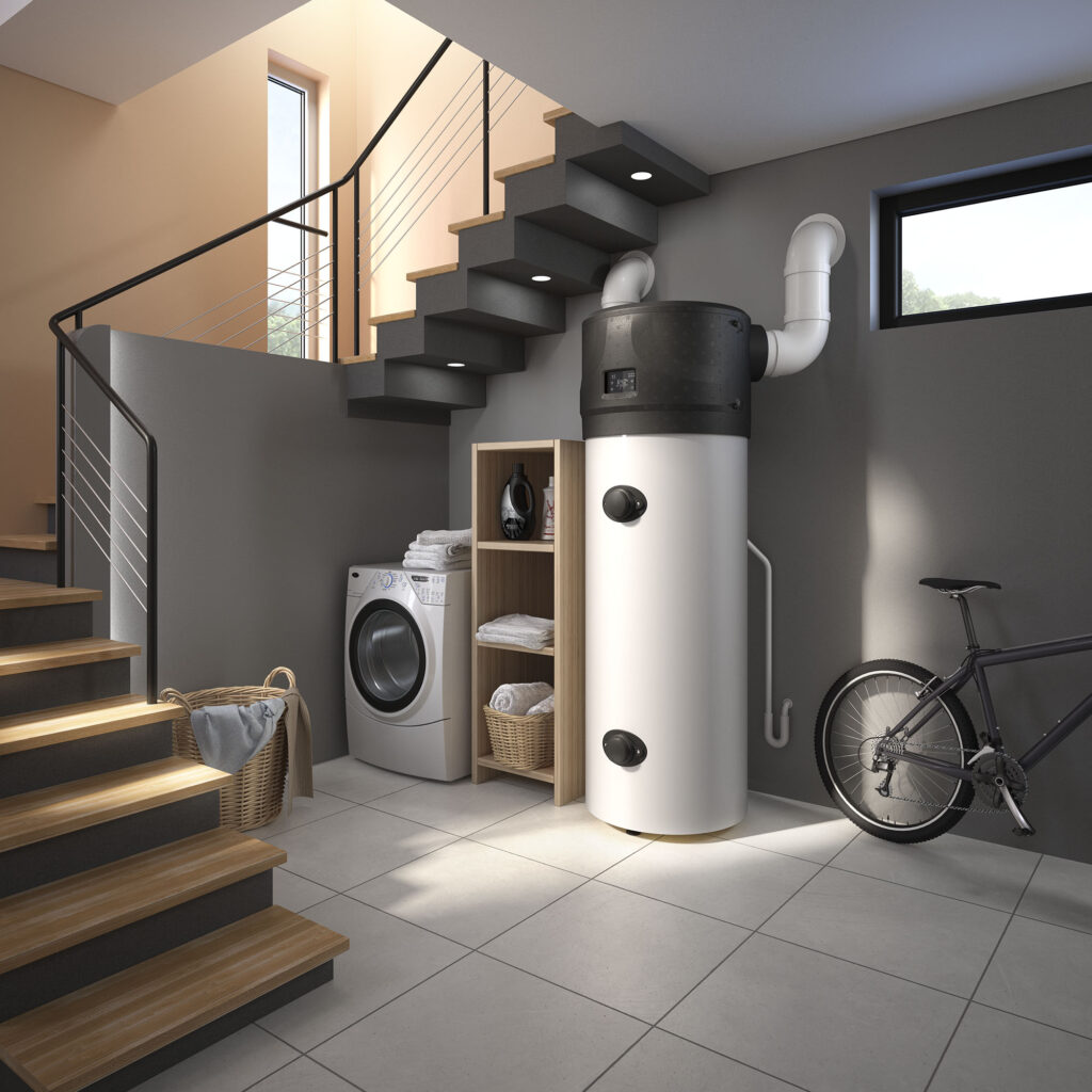 Boiler cu pompa de caldura Tesy, AquaThermica Pro 200 fara schimbător de căldură, 200 litri,1.5 kW, R290