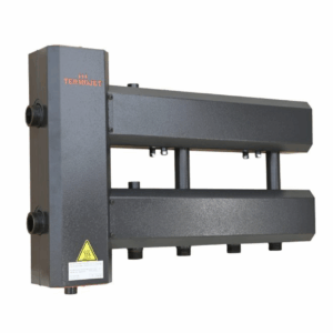 Distribuitor cu separator hidraulic integrat, racord 1"-1" Termojet 2+1 (ieșiri în jos)