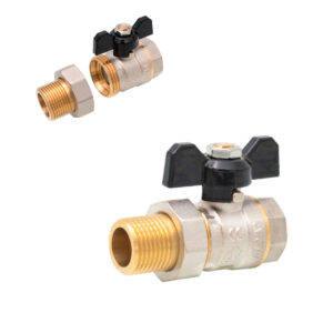 Robinet sferic tip fluture cu olandez 1"MF Ermetiq ER-HMF11