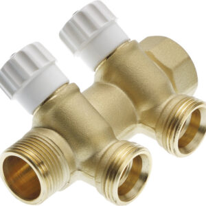 Distribuitor cu robinet, cu 2 cai, 3/4" x 3/4", Tece