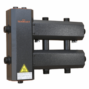 Distribuitor cu separator hidraulic integrat, racord 1"-1" Termojet 2+1 (ieșiri sus+jos)