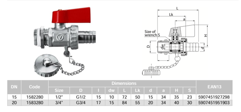Robinet umplere / golire, pentru instalatii apa si incalzire, Valvex Omni, racord 1/2" Robinet umplere / golire, pentru instalatii apa si incalzire, Valvex Omni, racord 1/2"